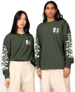 Polar Skate Co Longsleeve Spiral Blå XL