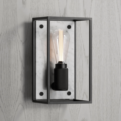Buster + Punch Caged Wall lampe, marmor hvit