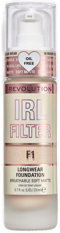 Revolution Beauty London IRL Filter Longwear Foundation F1