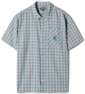 Santa Cruz Mini Hand Checked skjorte Blå EU 40 2/3