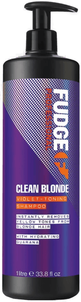 Fudge Clean Blonde Violet-Toning Shampoo