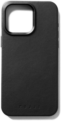 Mujjo Leather Case iPhone 15 Pro Max - Svart