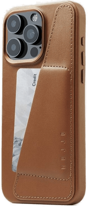 Mujjo Lærdeksel iPhone 15 Pro Max - Brun