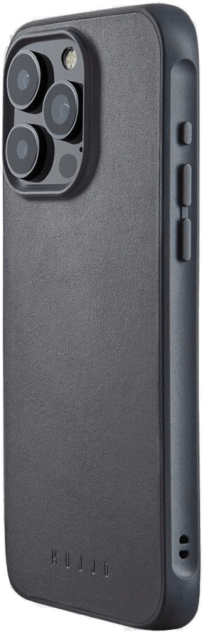 Mujjo Shield-deksel iPhone 15 Pro Max - Steel