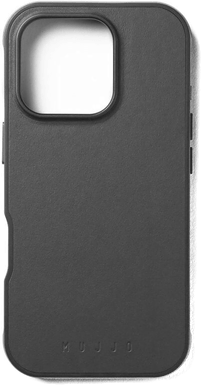 Mujjo Shield-deksel iPhone 16 Pro - Svart
