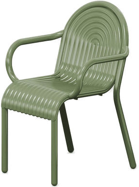 Tom Dixon Groove lenestol mose