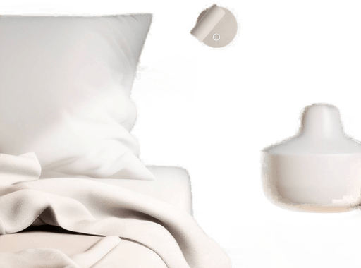 Viokef LED-vegglampe Tara, hvit, Ø 9 cm