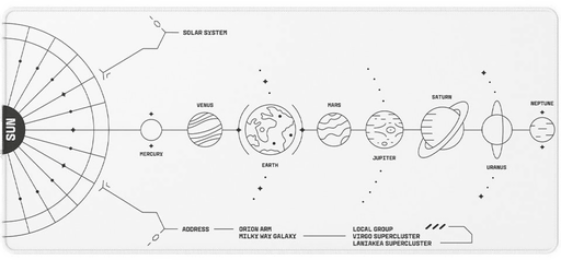 Dark Project Musematte Nova White 900x400mm