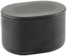 Serax Cose oppbevaringsboks oval 6,5 x 10,2 cm Dark Grey