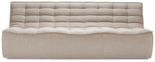 Ethnicraft N701 3-seters sofa Beige