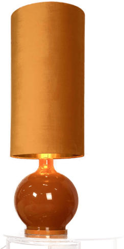 Lucide Esterad gulvlampe, oker, Ø 34 cm