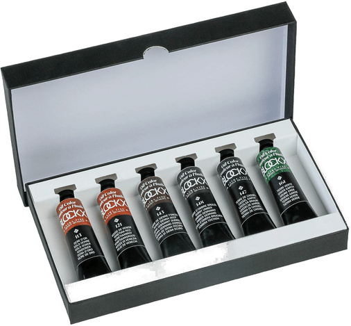 Blockx Oljemaling 6x20 ml Natural Earth Colours