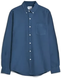 Colorful Standard Classic Oxford Skjorte Petrol Blue