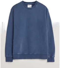 Colorful Standard Classic Organic Crew Neck Sweat Neptune Blue