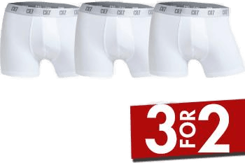 CR7 Cristiano Ronaldo Trunk Hvit X-Large