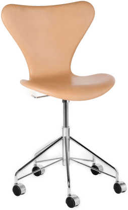 Fritz Hansen 3117 Sjuan Helklädd Läder