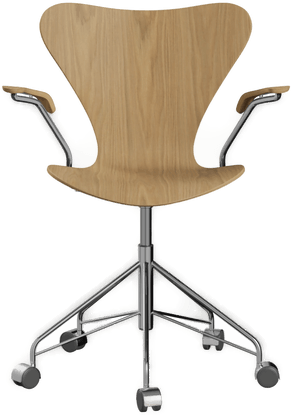 Fritz Hansen 3217 Sjuan Ekfanér