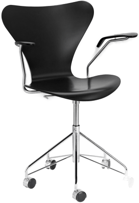 Fritz Hansen 3217 Sjuan, Svart