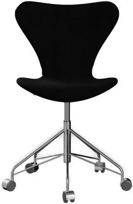 Fritz Hansen 3117 Sjuan Helklädd Svart