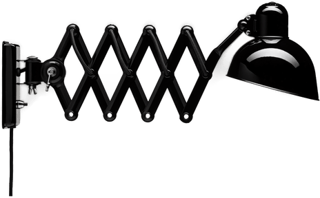 Fritz Hansen Kaiser Idell 6718-W vegglampe svart