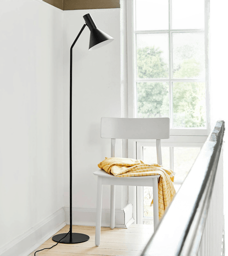Frandsen Lyss gulvlampe, matt svart