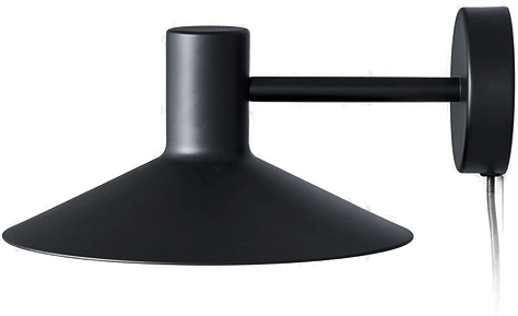 Frandsen Minneapolis vegglampe svart matt