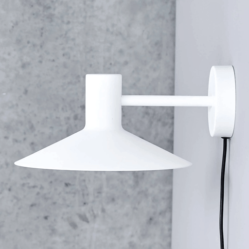 Frandsen Minneapolis vegglampe hvit matt