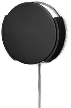 Frandsen Rotate vegglampe, svart, Ø 15 cm