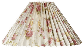 Nielsen_Light Plisséskærm Rosenborg 25 cm