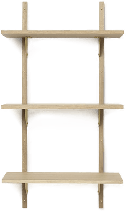 Ferm Living Sector Triple Narrow Eik/Messing