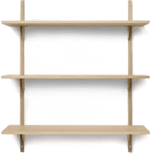 Ferm Living Sector Triple Wide Eik/Messing