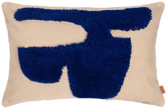Ferm Living Lay Pute 40 x 60 cm Sand/Bright Blue