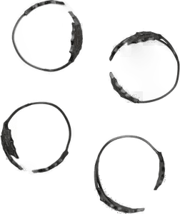 Ferm Living Holly leaf serviettring 4-pack