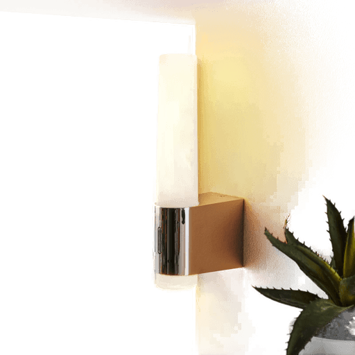 Nordlux Helva Night LED-vegglampe, krom