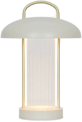 Nordlux Mirano bærbar bordlampe beige