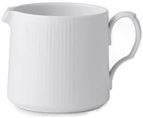 Royal Copenhagen Hvit Riflet Kanne 70 cl