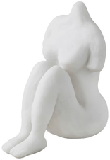 Mette Ditmer Art piece sittende kvinne 14 cm