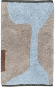 Mette Ditmer Figura teppe Light blue 70x150 cm