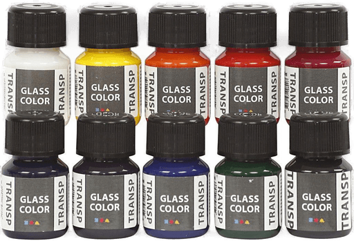 Creative Toys Glass Color Transparent 10 x 30 ml