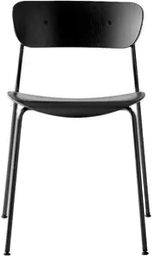 &Tradition Pavilion Stol AV1 Svart Eik