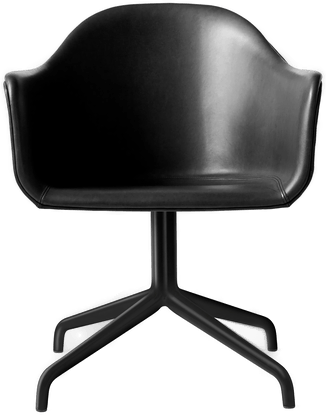 Audo Copenhagen Harbour Swivel Chair Black