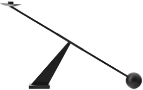 Audo Copenhagen Interconnect lysestake 70 cm svart