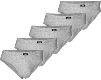 JBS 5P Organic Cotton Mini Slip Grå X-Large