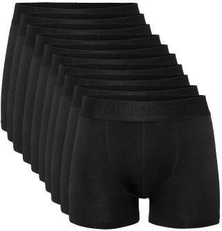 Resteröds 10P Bamboo Boxer Brief Svart