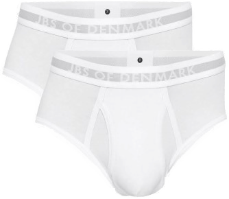 JBS of Denmark 2P Men Briefs Hvit X-Large