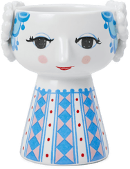 Bjørn Wiinblad Eva lysestake 9,5 cm Mørkeblå