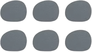 Aida Raw glassunderlag 6-stk.