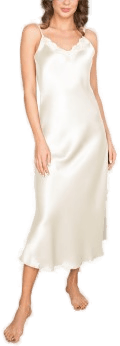 Lady Avenue Pure Silk Nightgown