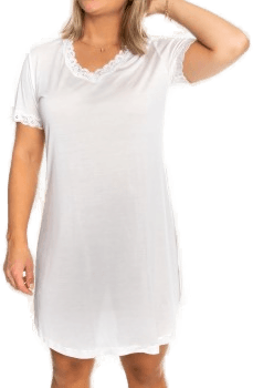 Lady Avenue Silk Jersey Nightgown