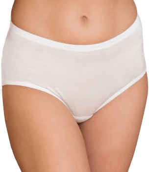 Lady Avenue Silk Jersey Midi Brief Benhvit